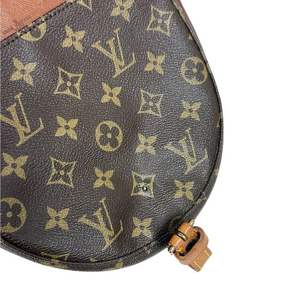Authentic✅ Louis Vuitton PM Shoulder Bag Monogram Brown Half Moon Crossbody - Picture 6 of 16
